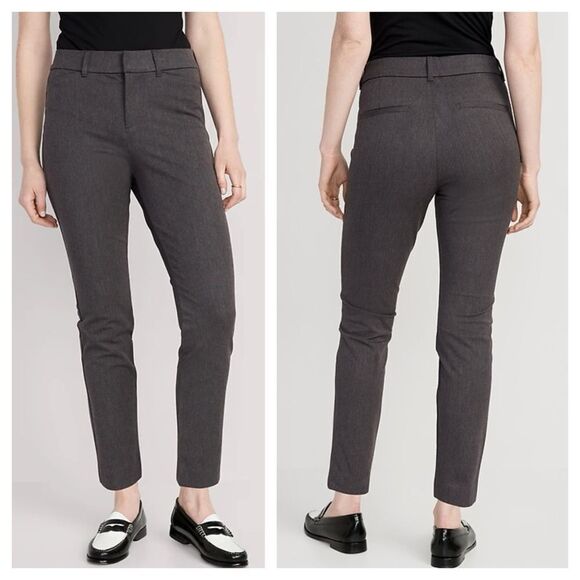 Old Navy Pants - NWT Old Navy Pixie Skinny Ankle Pants Heather Grey